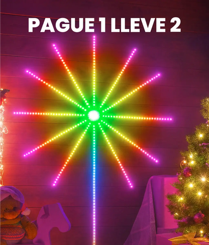 Luces Inteligentes - con Sensor de Sonido - Efecto Fuegos Artificiales R
